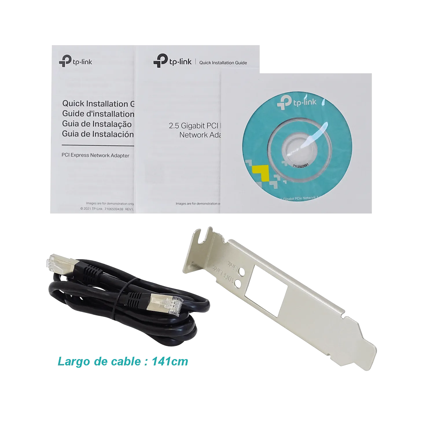 Adaptador de red PCIe 3.0 Slot to 10 Gigabit Ethernet TP-Link TX401 V1 5