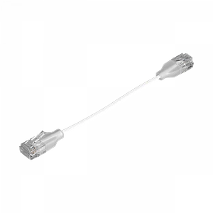 Cable de Parcheo UniFi Etherlighting 15 cm Blanco Cat6 UACC-Cable-Patch-EL-0.15M-W