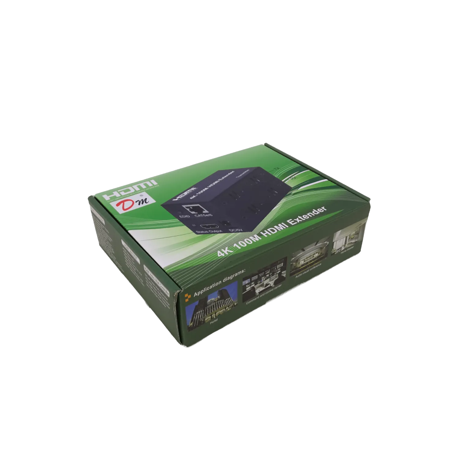 HDMI 4k Extension-UTP CAT5E/CAT6 100mts inc-12V-1A 5