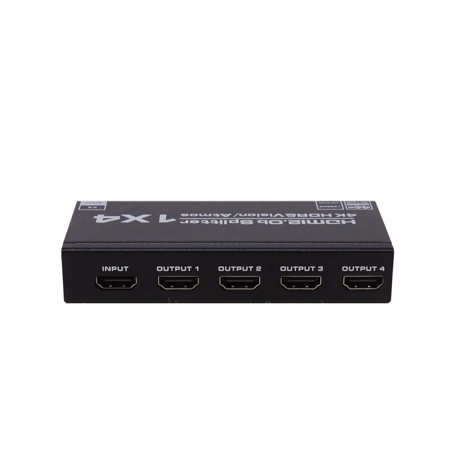 Splitter HDMI 1x4 4K 60Hz, 1 Entrada / 4 Salidas, v2.0 con Fuente 5V 2.1A 4