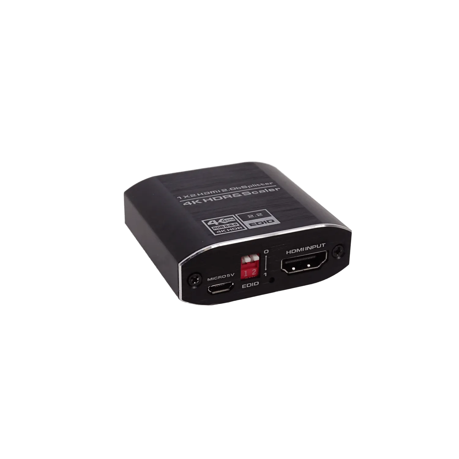 Splitter HDMI 1x2 4K 60Hz, 1 Entrada / 2 Salidas, v2.0 con Fuente 5V 1A 2