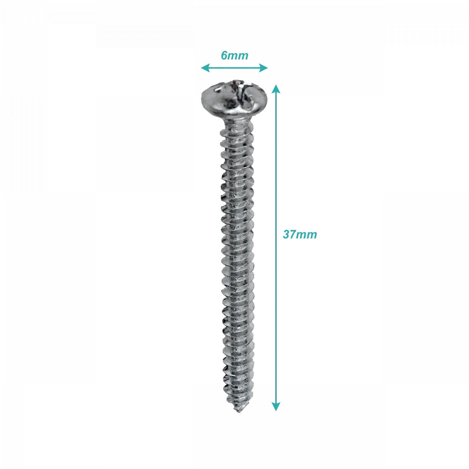 Tornillo Roscalata 6 X 1.1/2-pulgadas Zinc 617348001 YUR6-12. 100-Unids.  3