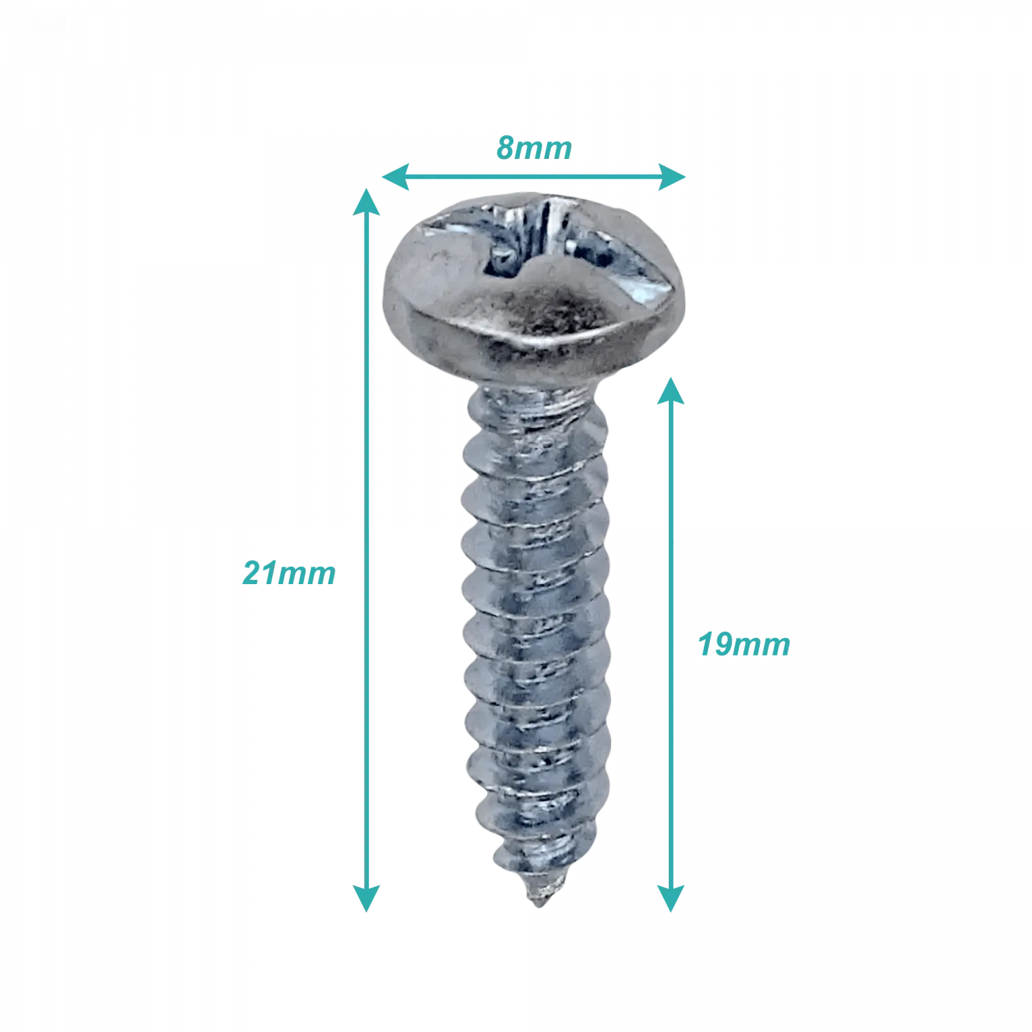 Tornillo Roscalata 8 X 3/4-pulgadas Zinc 617424001  2