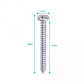 Tornillo Roscalata 8 X 1.1/2-pulgadas ZINC 617448001 100-Unids.  - Miniatura 3