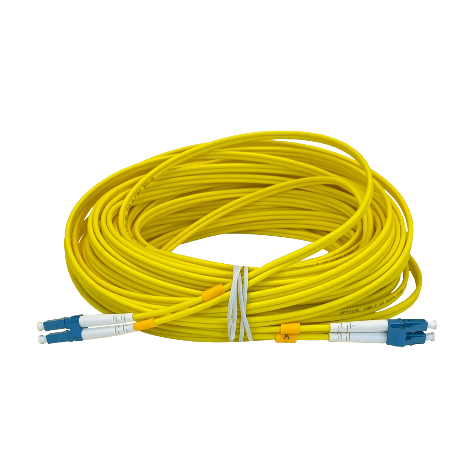 Jumper Cable Fibra 3.0mm 9/125um 25mt LC-LC MonoModo SM Duplex  3