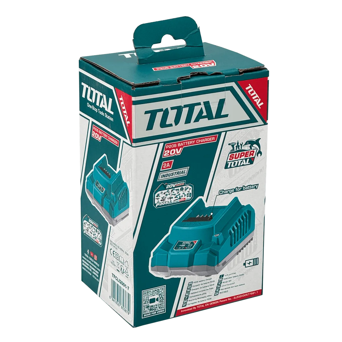 Cargador bateria Total CARGA-20V P20S 20V inteligente 3
