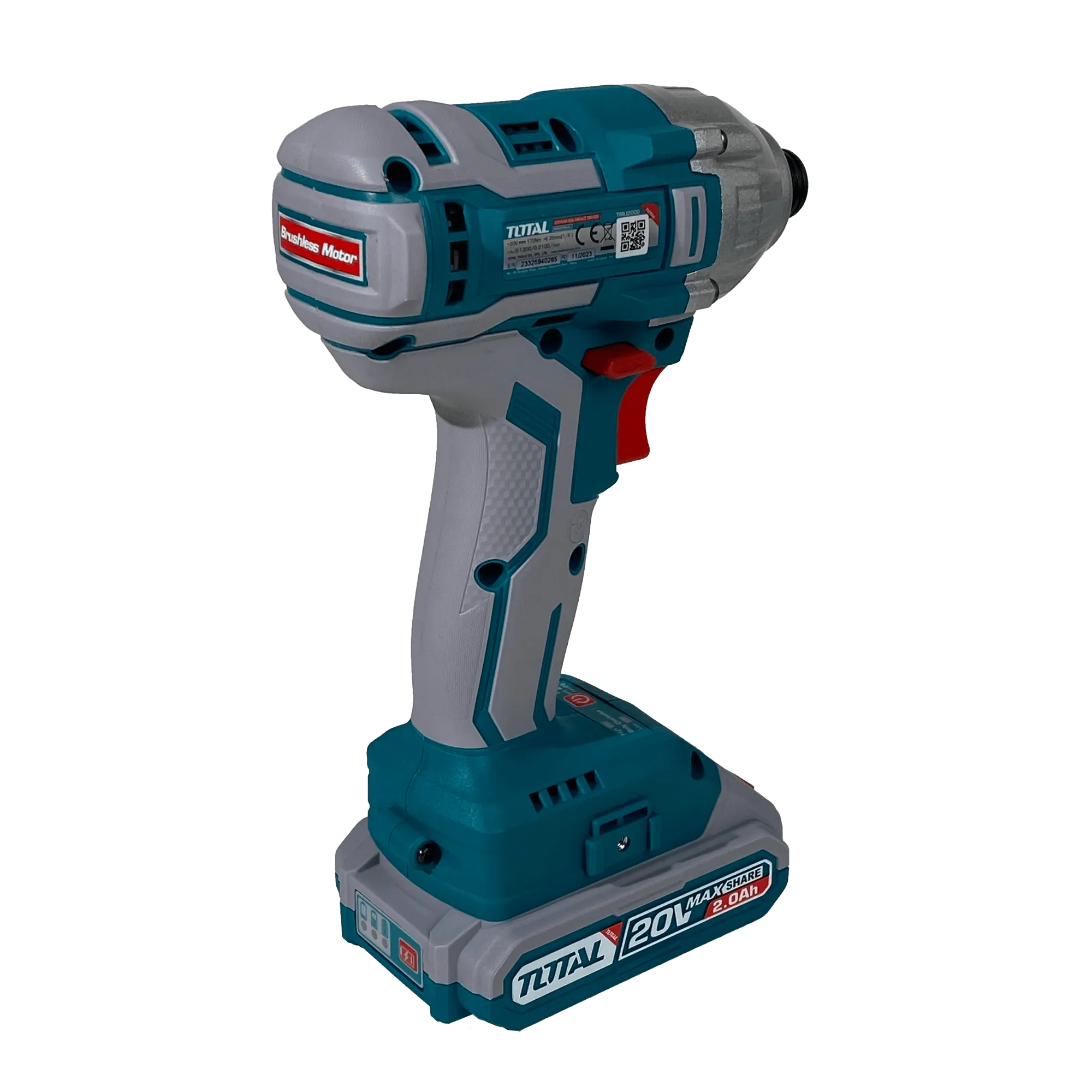 Atornillador impacto Total IMPAC-20V inalambrico hex 1-4 3