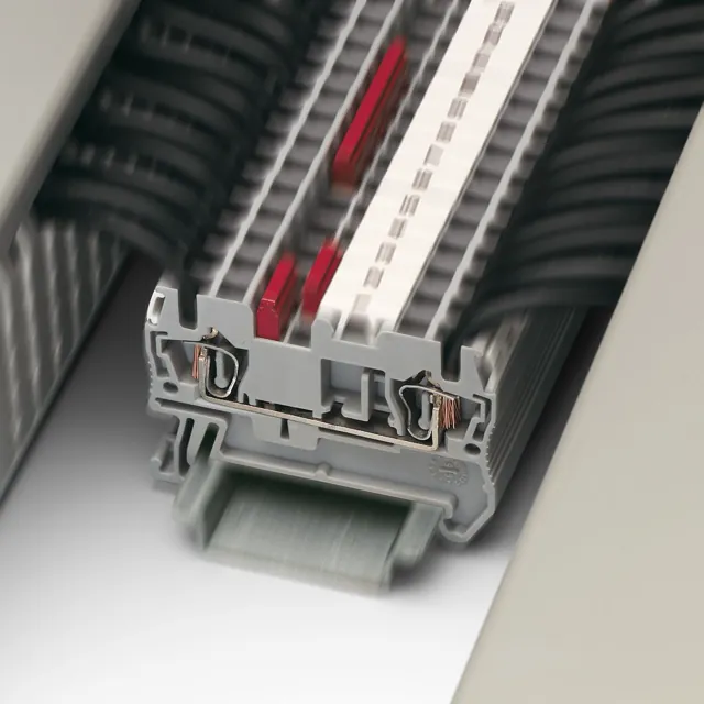 Borne Conexion-2 ST Riel-Din 0,2-2,5mm2 AWG28-14 Gris PHOENIX  3