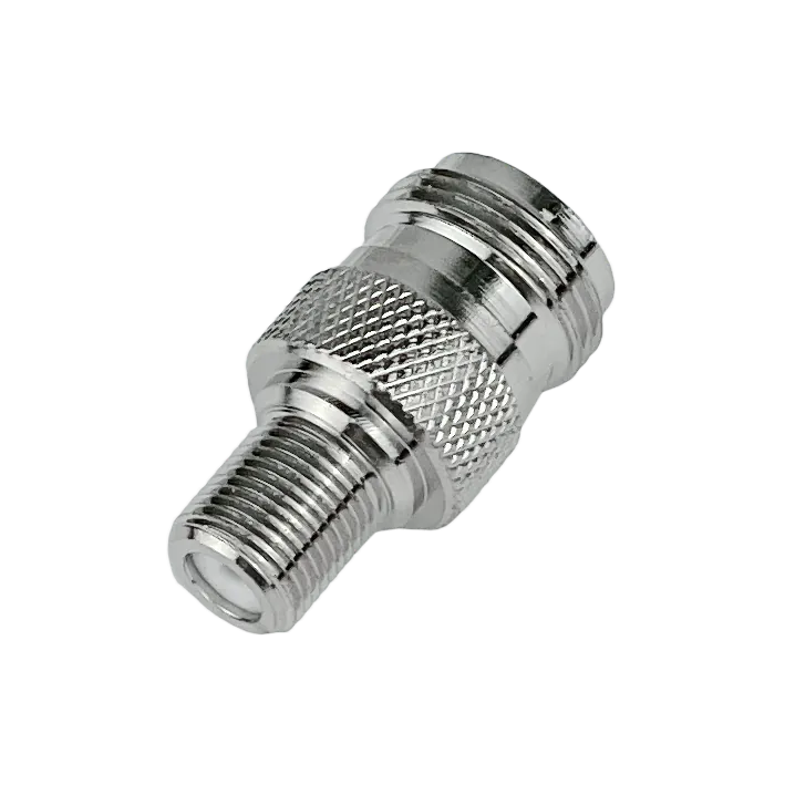Adaptador Coaxial N Hembra a F Hembra Tipo Copla RF 4