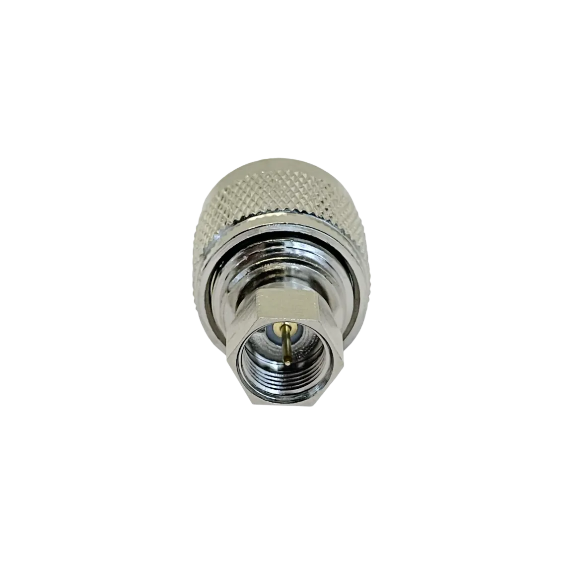 Adaptador Copla Coaxial F-Hembra N-Hembra  2