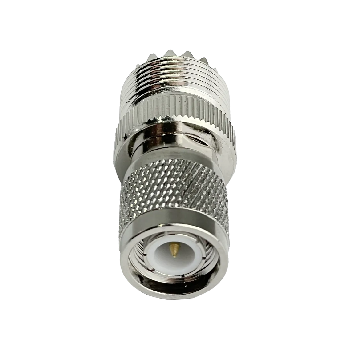 Adaptador Copla Coaxial UHF-Hembra .TNC-Macho  2