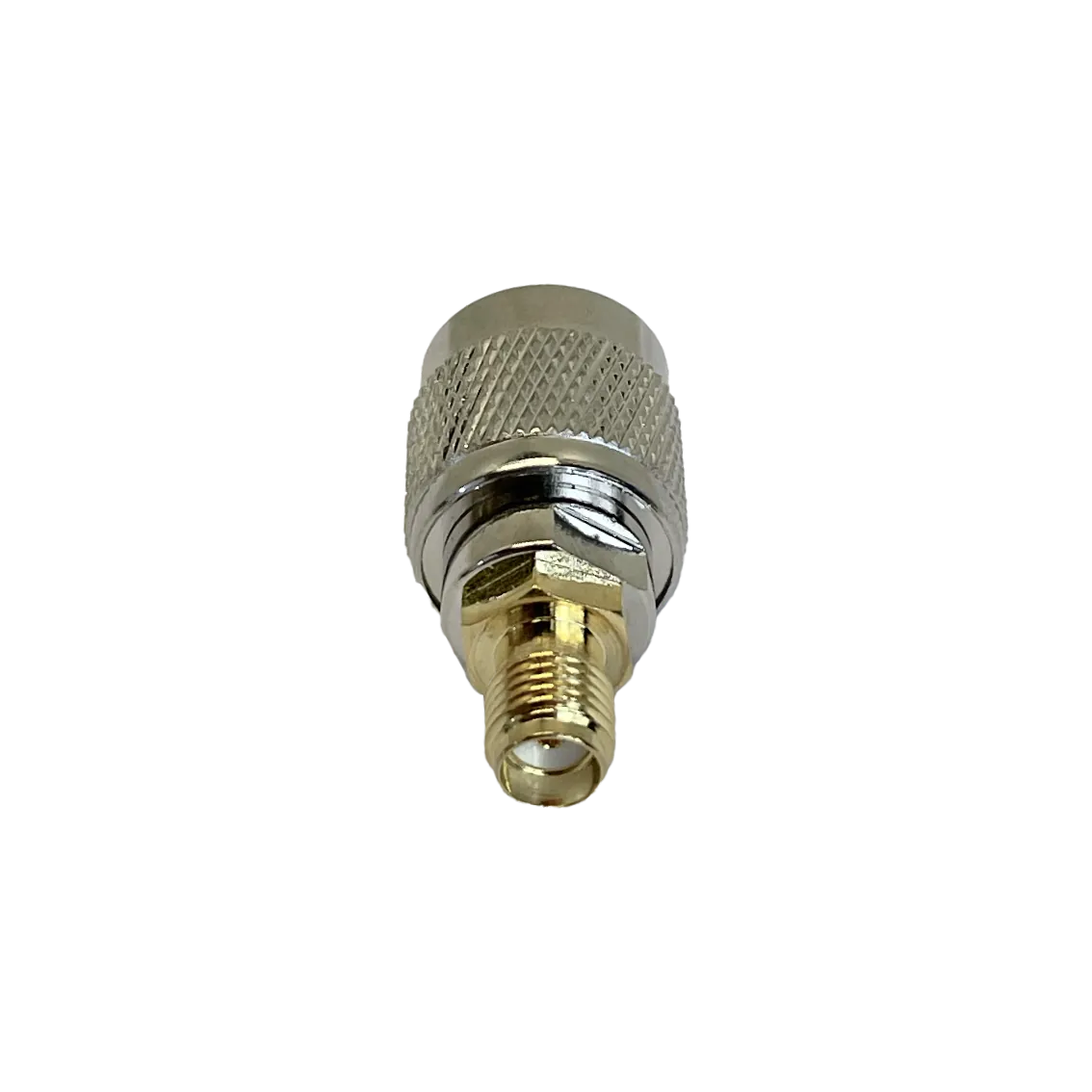 Adaptador Copla Coaxial RF .TNC-Macho .SMA-Hembra  3