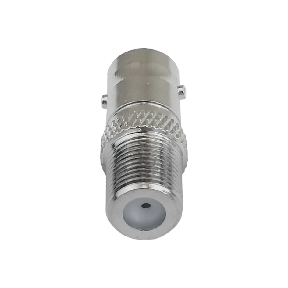 Adaptador Copla Coaxial F-Hembra BNC-Hembra  3