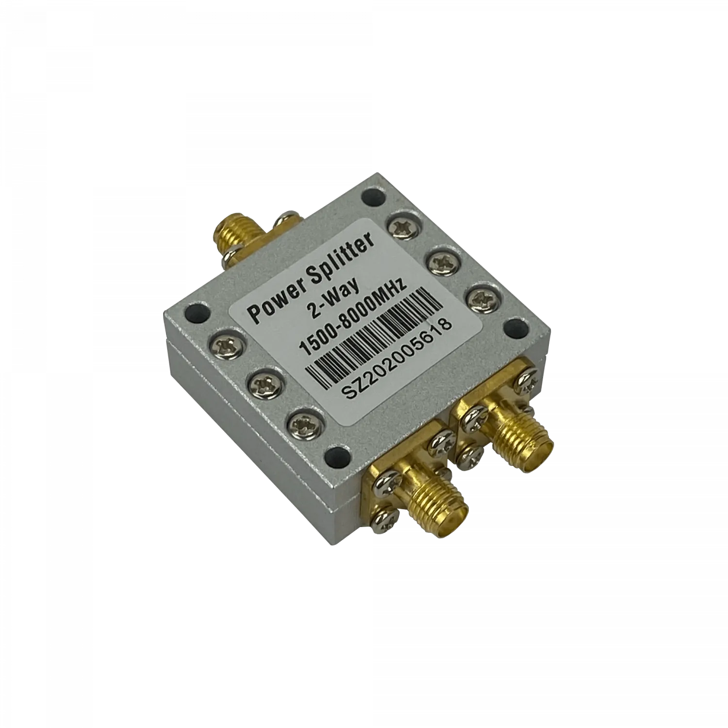 Divisor de Potencia RF SCW28S 1x2, 1.5GHz–8GHz, Conectores SMA-H, Alta Frecuencia 2