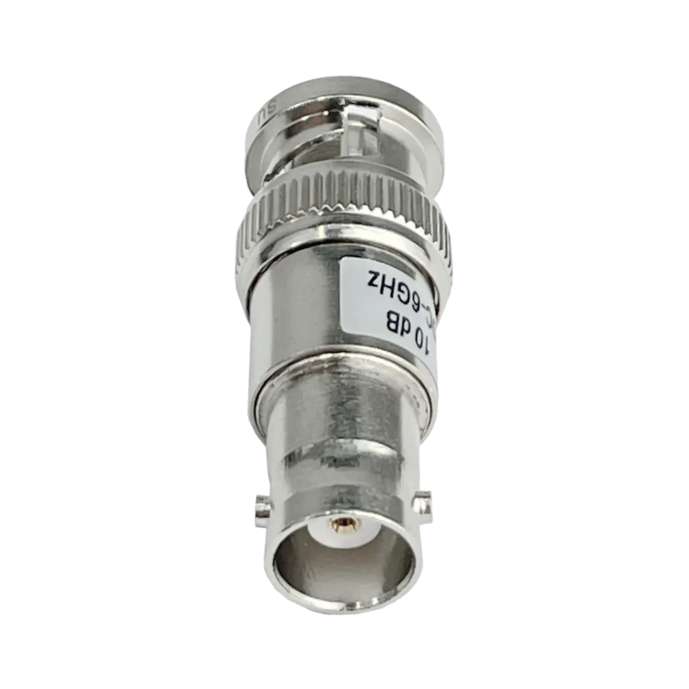 BNC Atenuador RF 10dB 0-6GHz BNC-Macho BNC-Hembra Copla DC-6GHz 4