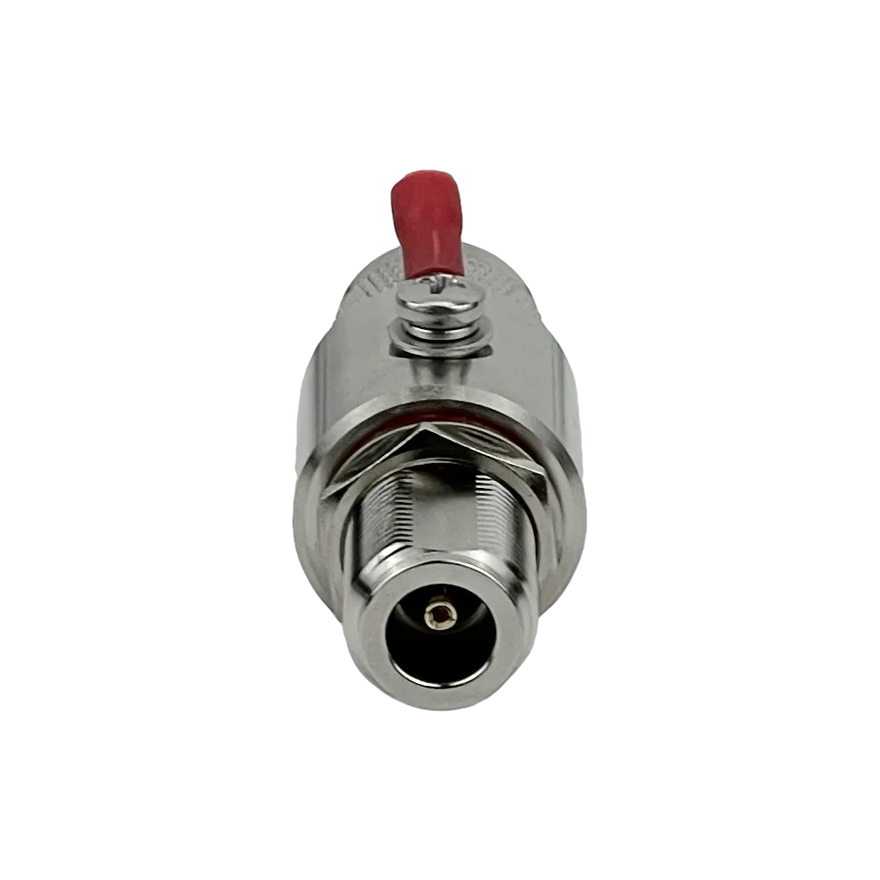 Protector Pararrayo 2,4-2,5GHz N-M N-H IP67 Largo-65mm Sobretension 2