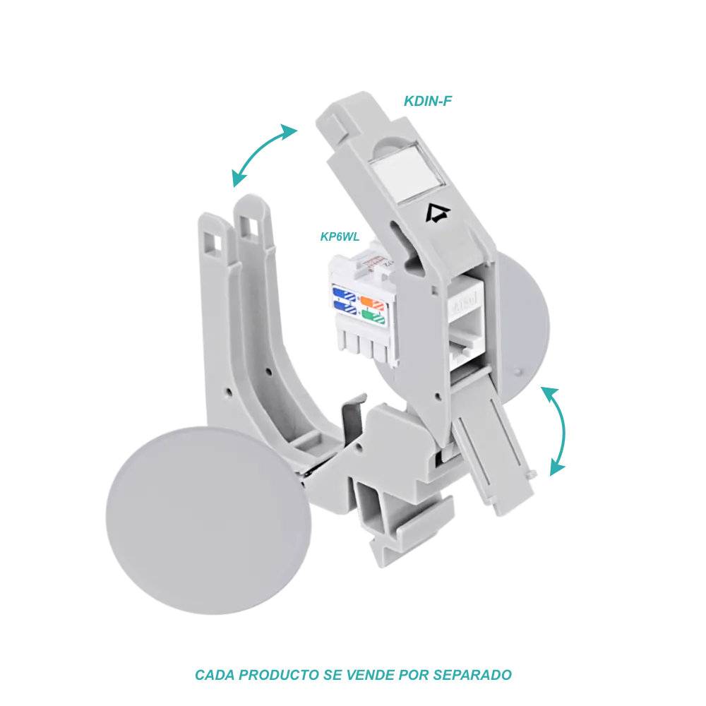 Modulo Vacio Furukawa KDIN-F para riel DIN 1 puerto keystone 4