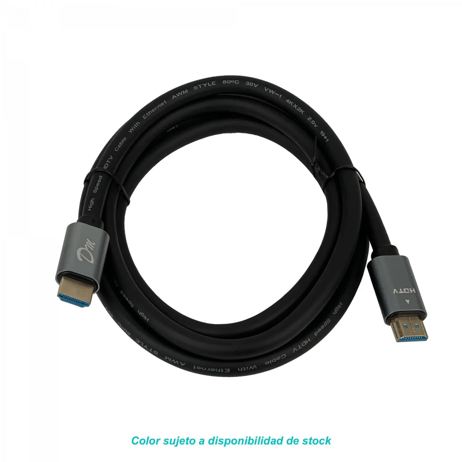 Cable HDMI 1.5m 4K 2160p v2.0, HDMI-M a HDMI-M, Negro, 60Hz 2