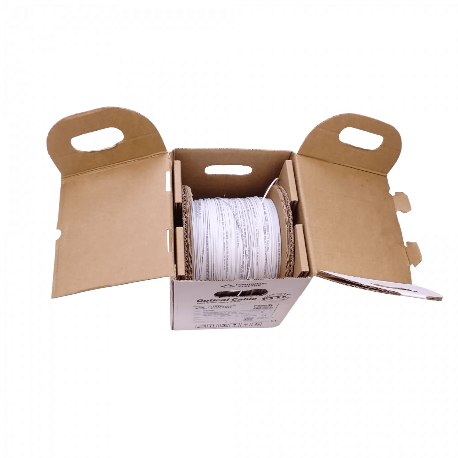 Cable Drop Furukawa CFSP2-F LSZH 500m 2 fibras monomodo G657A2 blanco 3