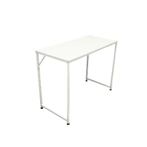 Mesa armable escritorio 100x48x75cm Cubierta de 12mm MDF Patas-Acero