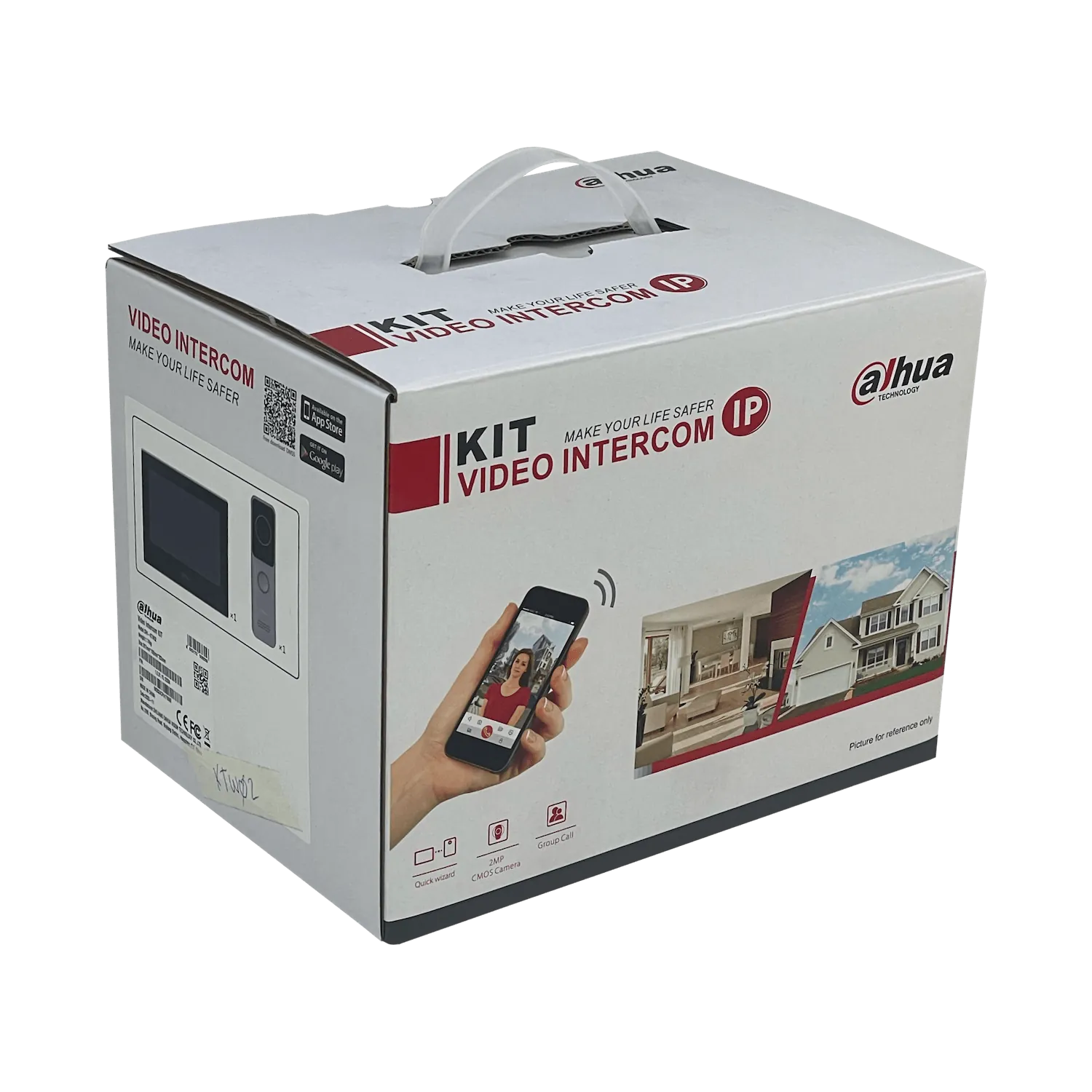 Kit Portero IP WiFi con Control de Acceso, Monitor 7'' y Estación Exterior, Dahua DHI-KTW02 4