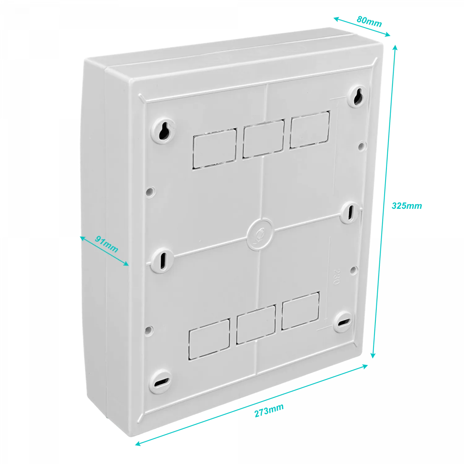 Tablero LEXO Sobreponer LSZH 24 Módulos Riel DIN IP41 IK08 Ref 5399124 3