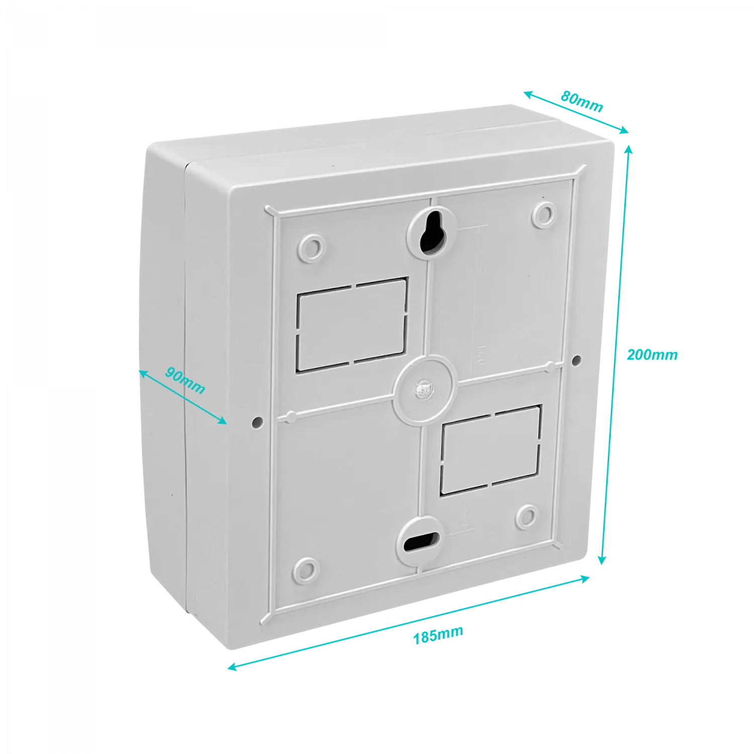Tablero Sobreponer LSZH 8 Modulos Riel Din IP41 IK08 5399108 LEXO  4