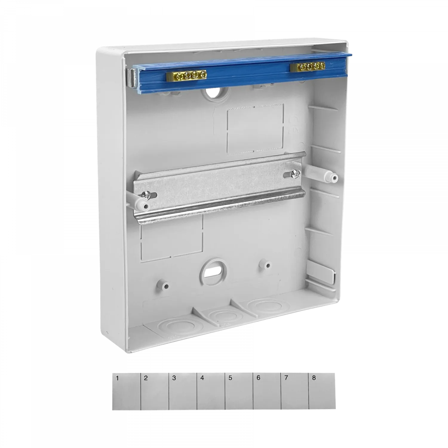 Tablero Sobreponer LSZH 8 Modulos Riel Din IP41 IK08 5399108 LEXO  3