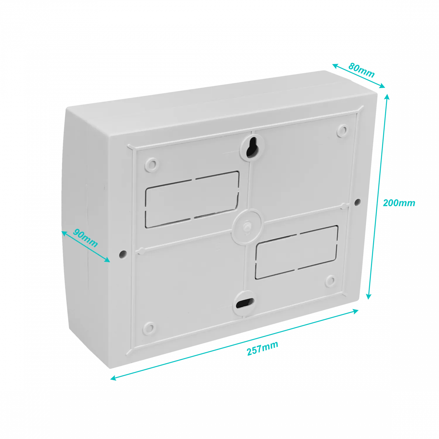 Tablero LEXO Sobreponer LSZH 12 Módulos Riel DIN IP41 IK08 Ref 5399112 5