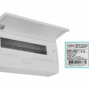 Tablero Sobreponer LSZH 18 Modulos Riel Din IP41 IK08 5399118 v