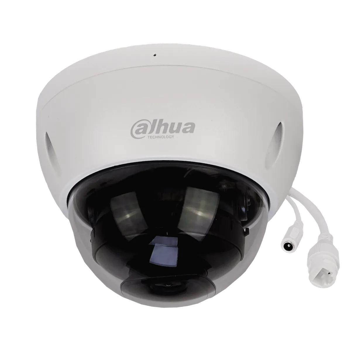 Cámara Domo Dahua 4MP Fijo 2.8mm PoE IR30m IP67 IK10 WizSense 1