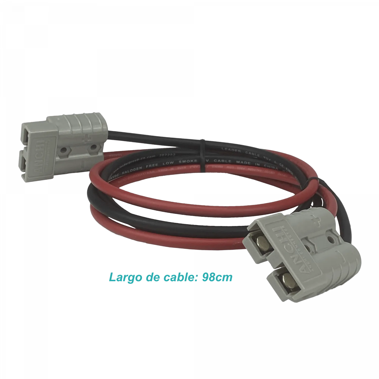 cable Anderson-Anderson 50A Largo-100cm 6mm unidad Gris Anderson SB50 2