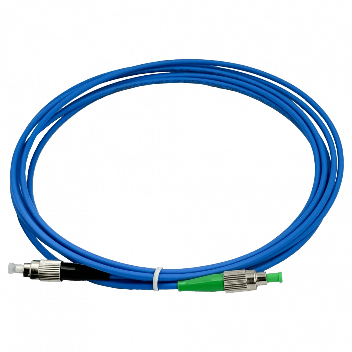 JumperFibra 3.0mm 9/125um LSZH Blindado 3mt FC/UPC-FC/APC SM Simplex  2