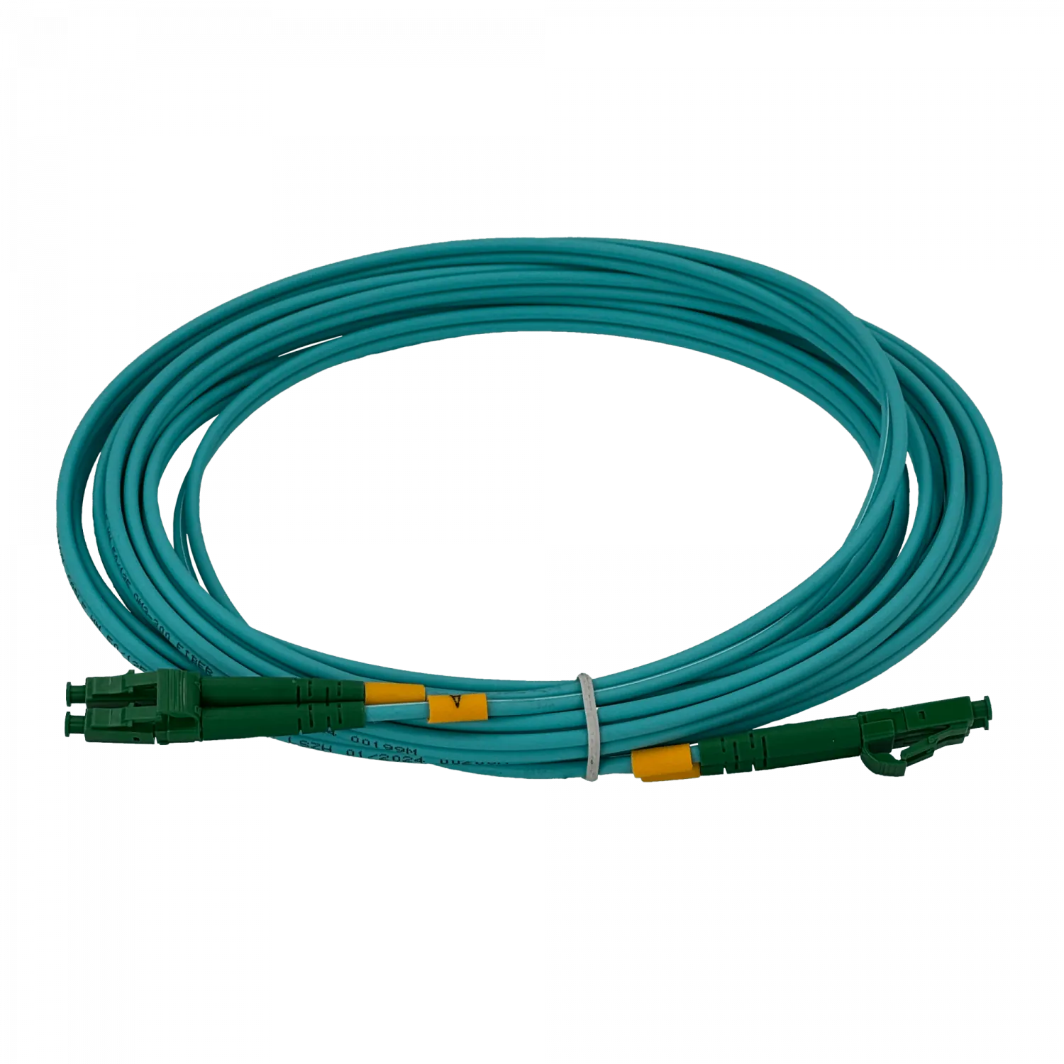 Jumper Fibra LSZH 5mt LC/APC-LC/APC OM3 Multimodo MM Duplex  2
