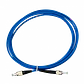 Jumper Fibra 3.0mm 9/125um LSZH Blindado 3mt ST-FC SM Simplex  - Miniatura 2