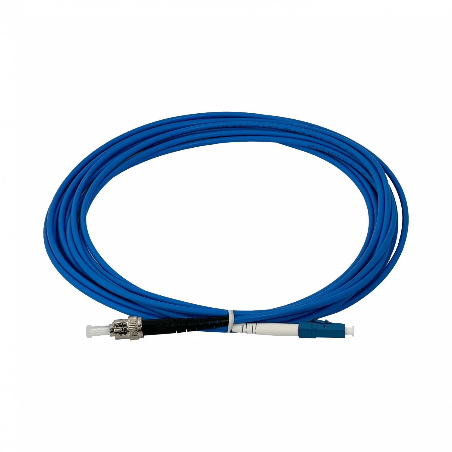 Jumper Cable Fibra 3.0mm 9/125 LSZH Blindado 5mt LC-ST Mono SM Simplex  2
