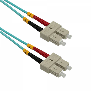 Jumper Fibra 3.0mm 50/125um LSZH 60mt SC-SC OM3 MultiModo MM Duplex 