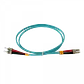 Jumper Fibra 3.0mm 50/125um 1mt LC-ST OM3 Multimodo MM Duplex  - Miniatura 2