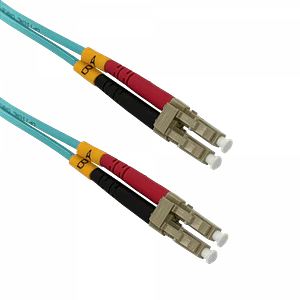 Jumper Fibra 3.0mm 50/125um LSZH 50mt LC-LC OM3 MultiModo MM Duplex 