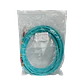 Jumper Fibra 50/125um 3.0mm LSZH 25mt LC-SC OM3 MultiModo MM Duplex  - Miniatura 3