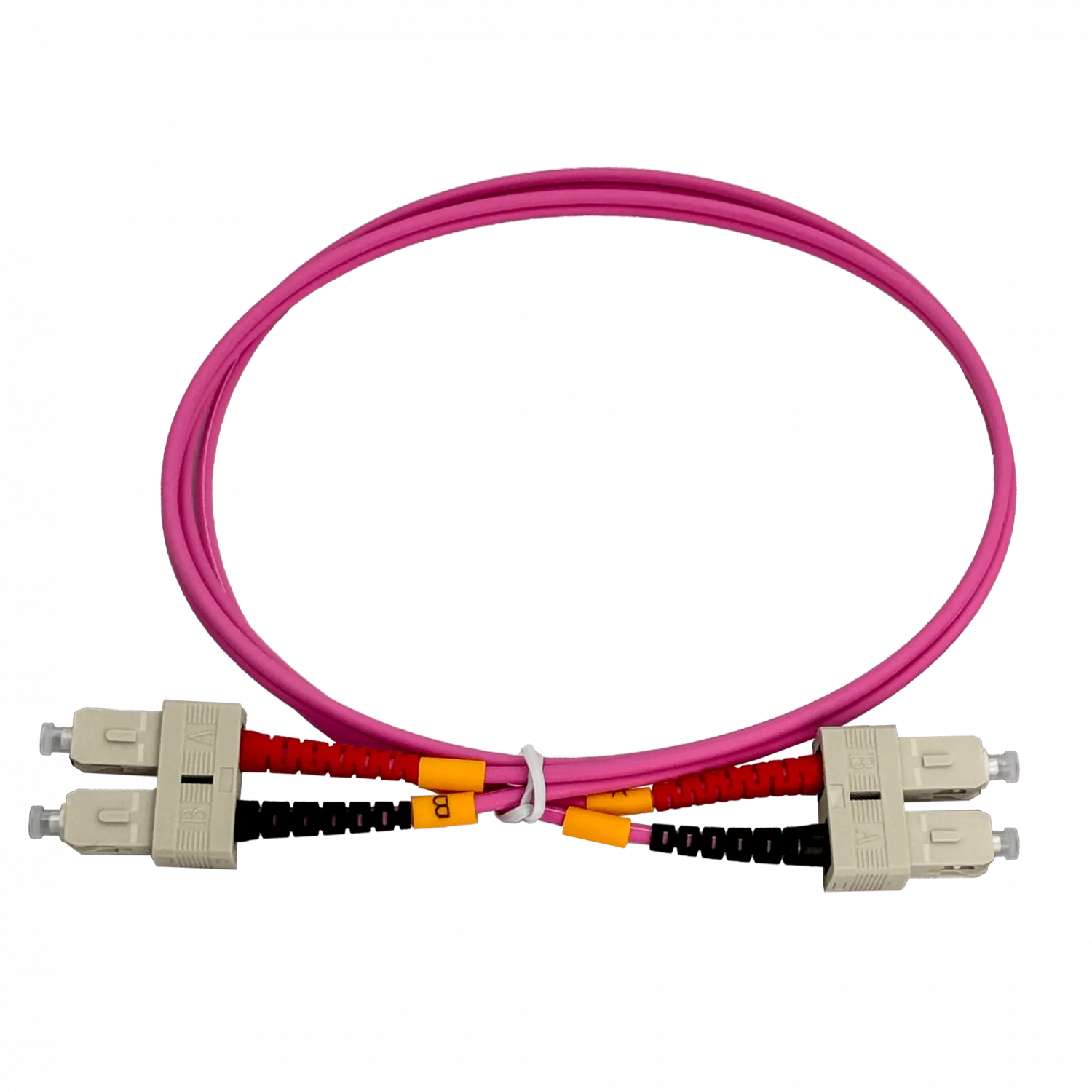 Jumper Fibra 50/125um 3mm LSZH 10mt SC-SC OM4 MultiModo MM Duplex  2