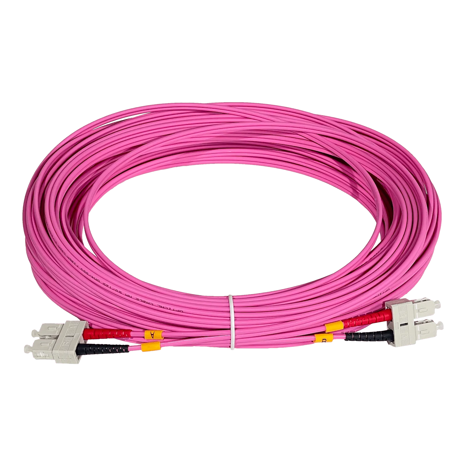 Jumper Fibra 50/125um 3mm LSZH m25t SC-SC OM4 MultiModo MM Duplex  2