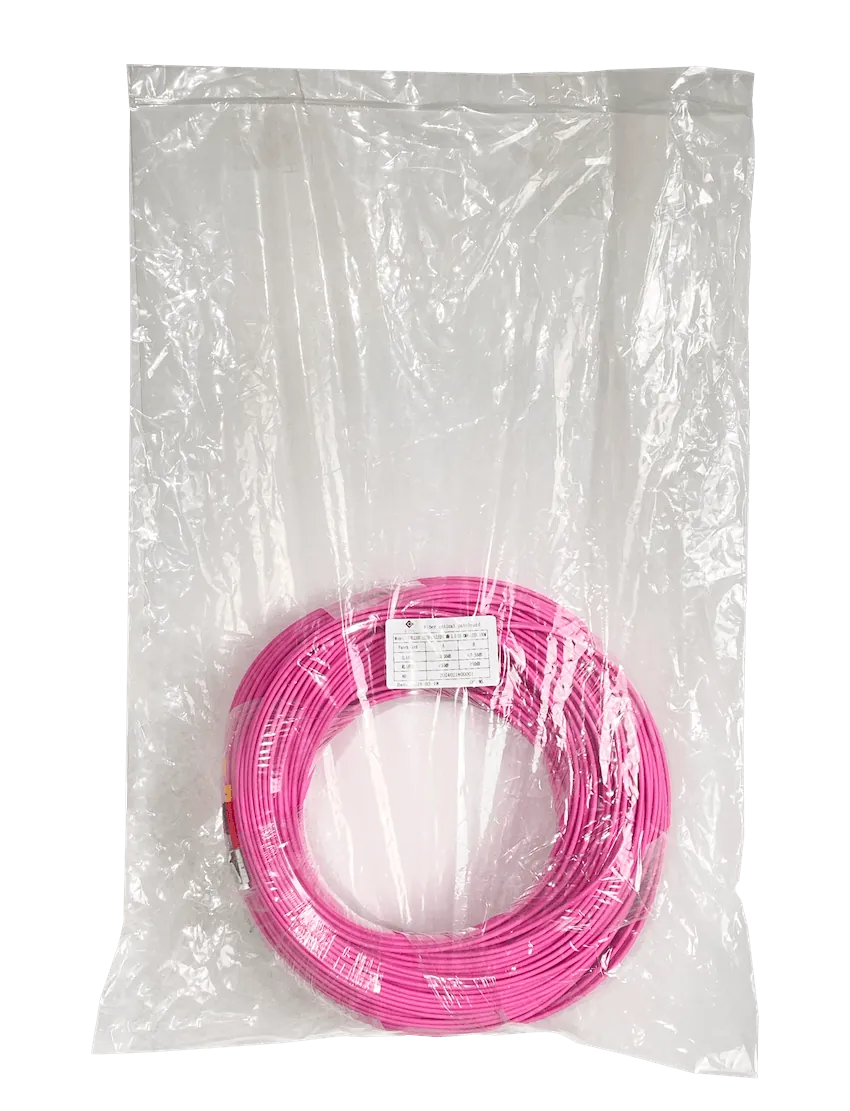 Jumper Fibra 50/125um 3mm, LSZH 100mt LC-LC OM4 MultiModo MM Duplex  3