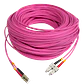 Jumper Fibra 50/125um 3mm LSZH 100mt LC-SC OM4 MultiModo MM Duplex  - Miniatura 2