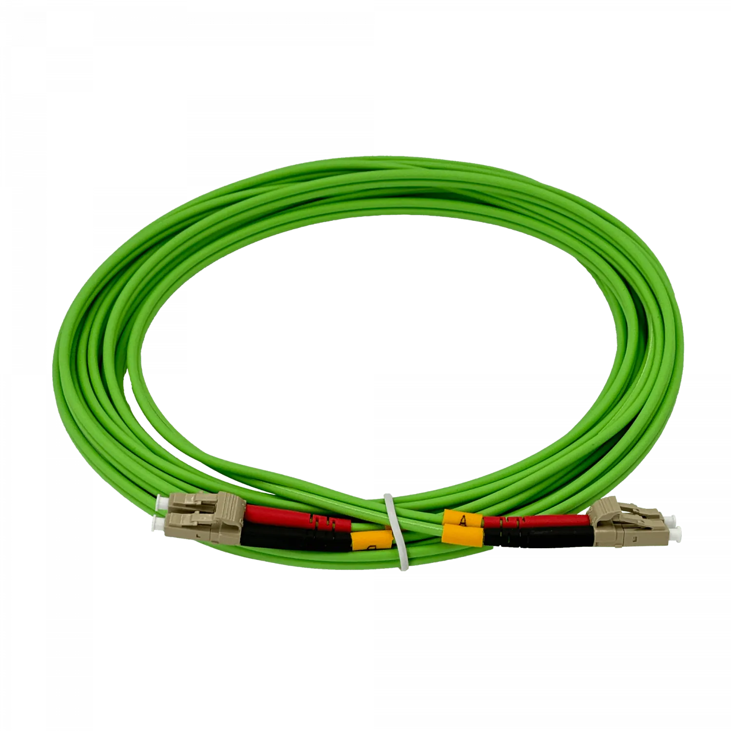 Jumper Fibra 3.0mm 50/125um LSZH 5mt LC-LC OM5 MultiModo MM Duplex  2