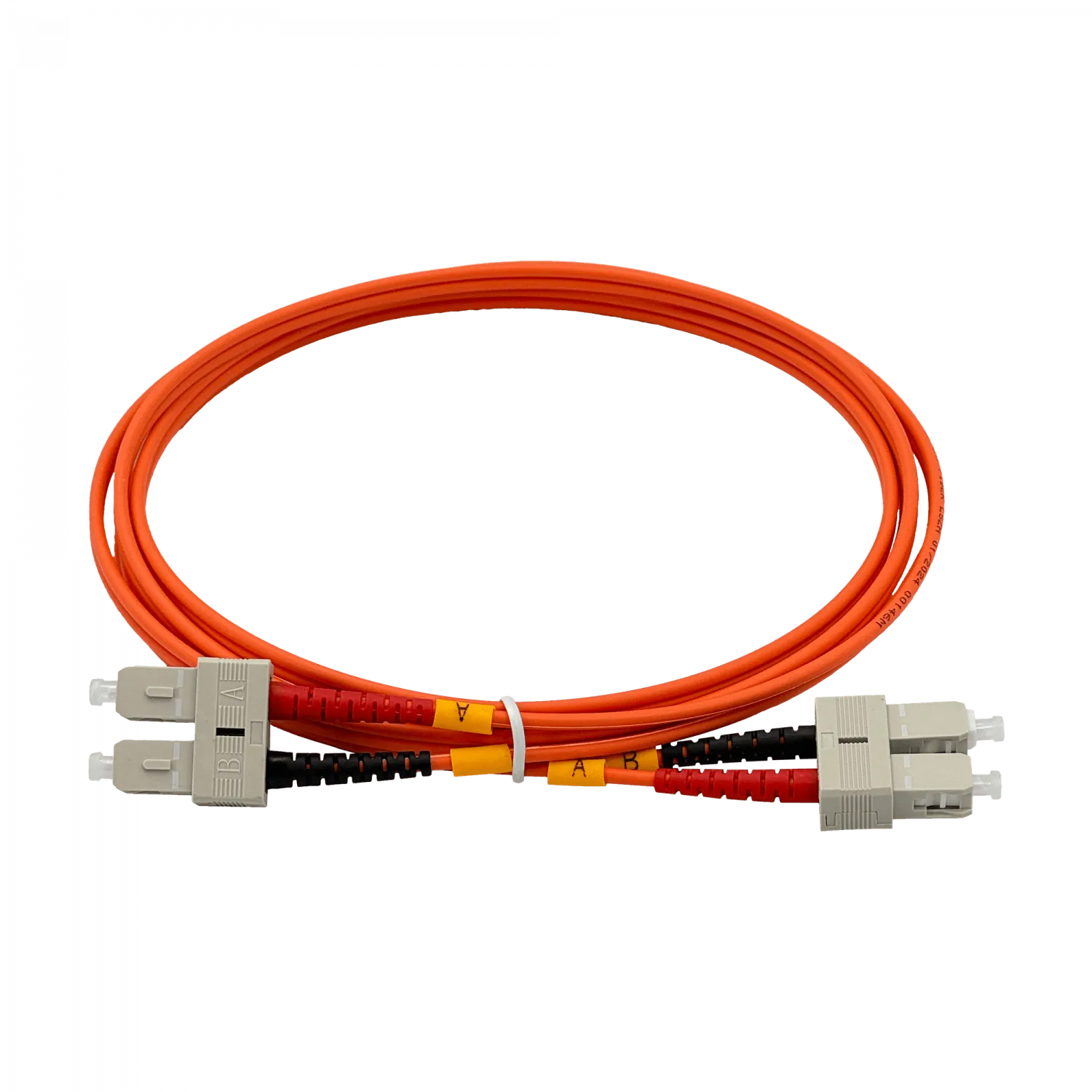 2mt SC-SC OM1 MultiModo MM Duplex Jumper Fibra 62.5/125um 3mm LSZH 2