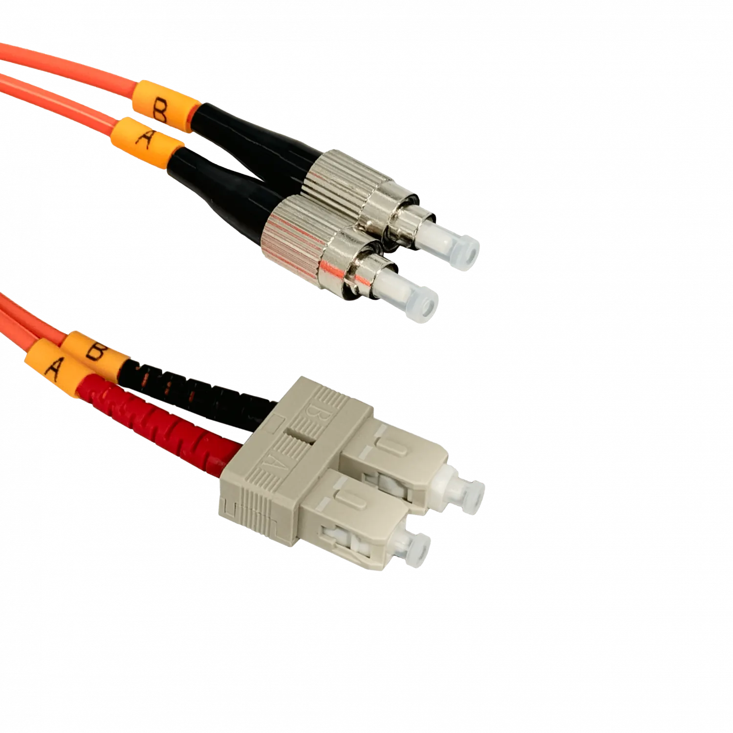 1mt SC-FC OM1 MultiModo MM Duplex Jumper Fibra 62.5/125um LSZH 2
