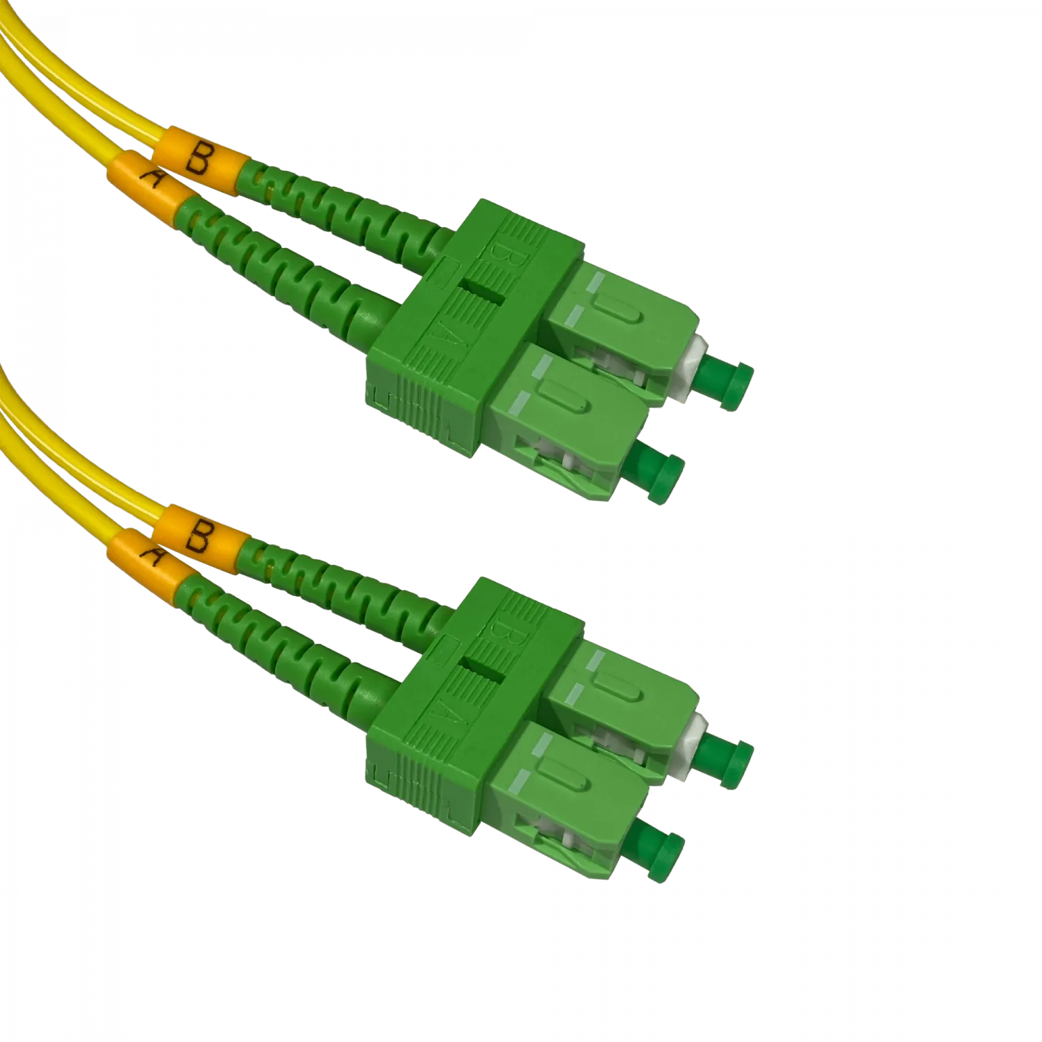 2mt SC/APC-SC/APC MonoModo SM Duplex Jumper Cable Fibra 9/125um LSZH 3