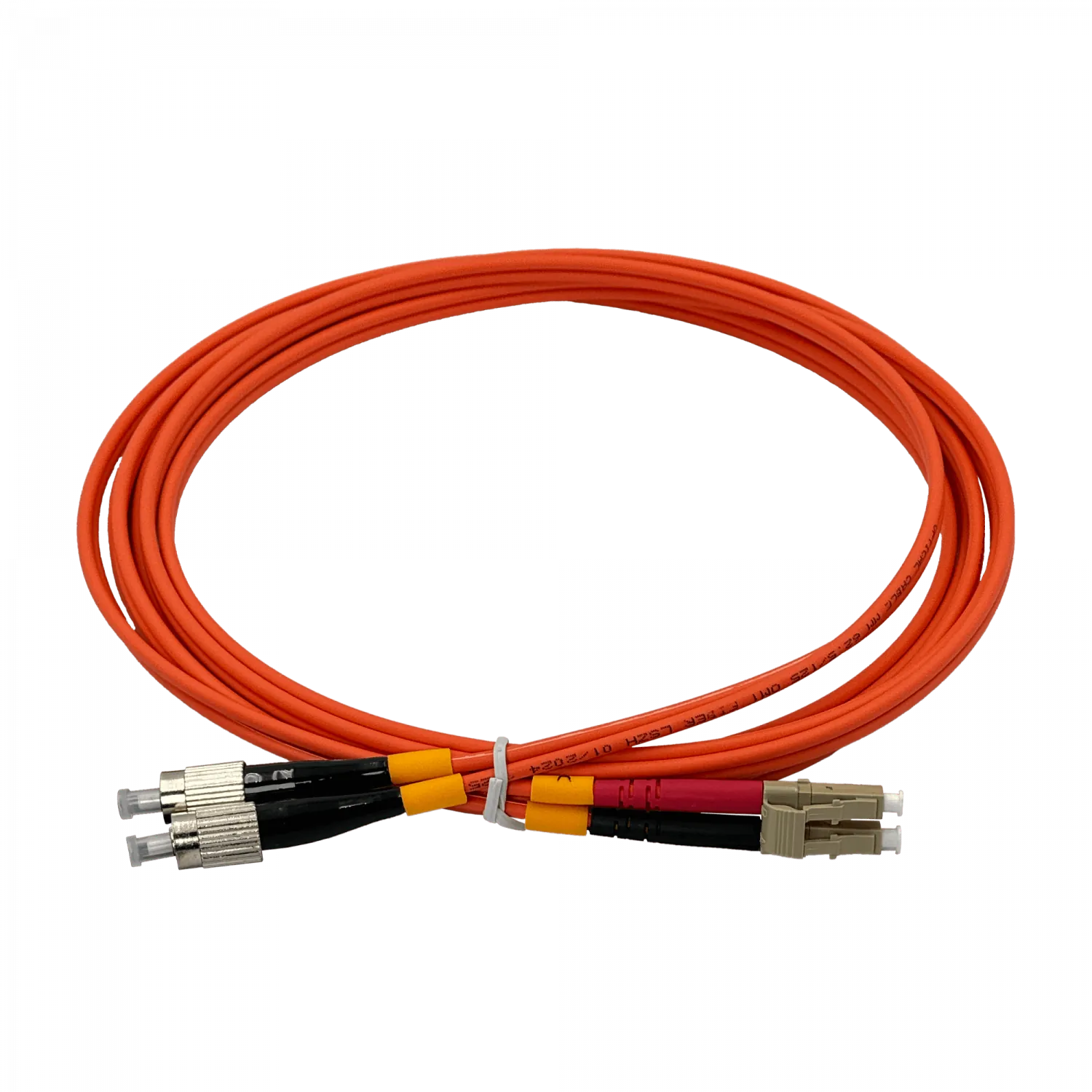 3mt LC-FC OM1 MultiModo MM Duplex Jumper Fibra 62.5/125um LSZH 3