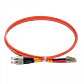 1mt LC-FC OM1 MultiModo MM Duplex Jumper Fibra 62.5/125um LSZH - Miniatura 3